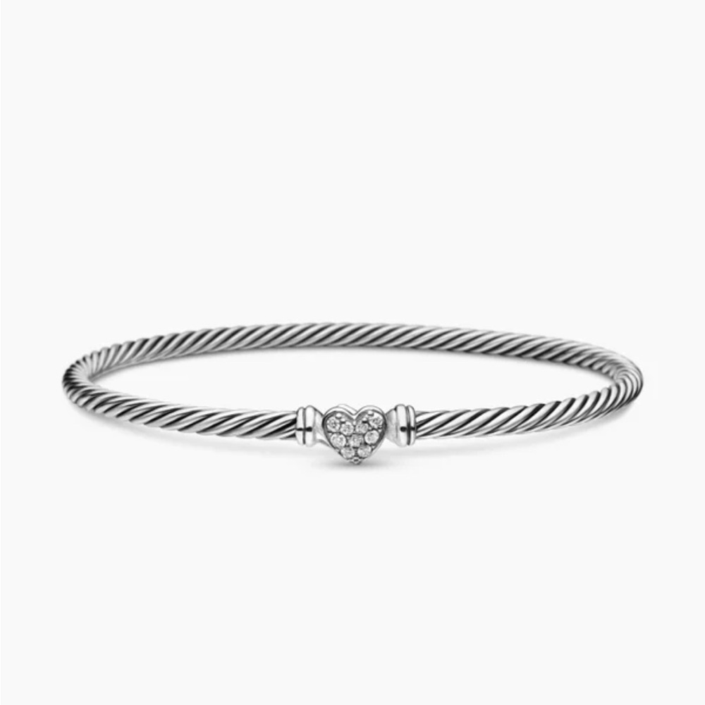 DAVID YURMAN - Silver Heart Bracelet